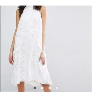 Lost Ink Halter Midi Dress